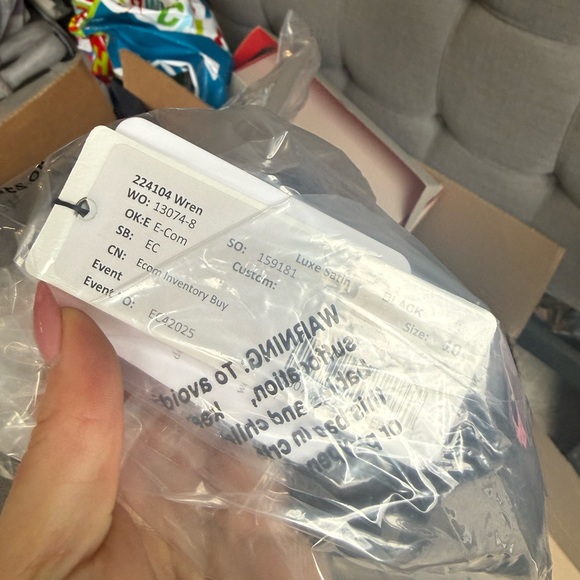 NWT Jenny Yoo Wren Black Satin Dress - Picture 4 of 4